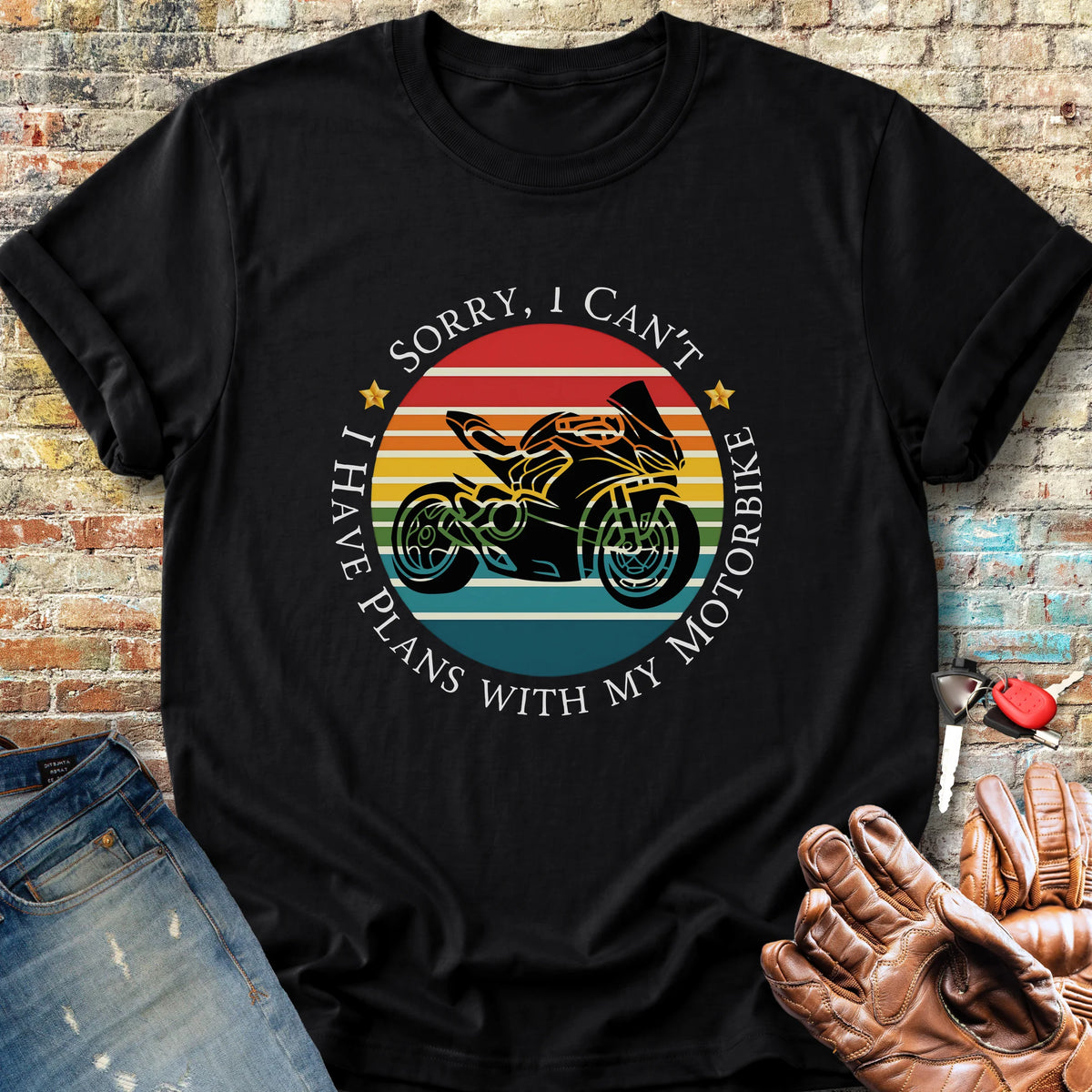 Sorry I Can't Classic T-Shirt - Black
