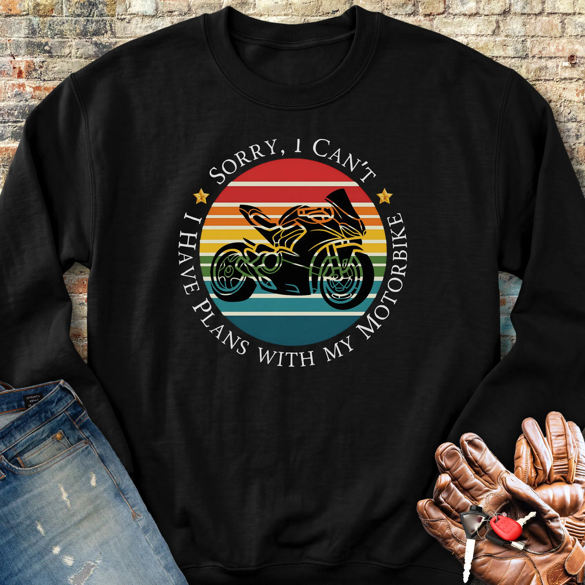 Sorry I Can't Sweatshirt - Black