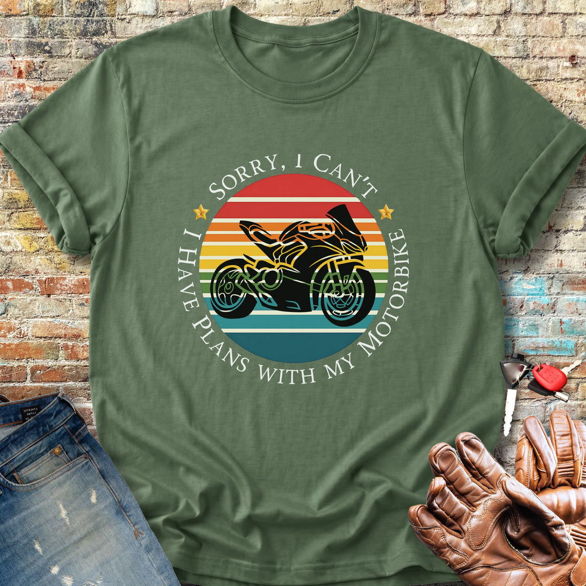 Sorry I Can't Classic T-Shirt - Military Green