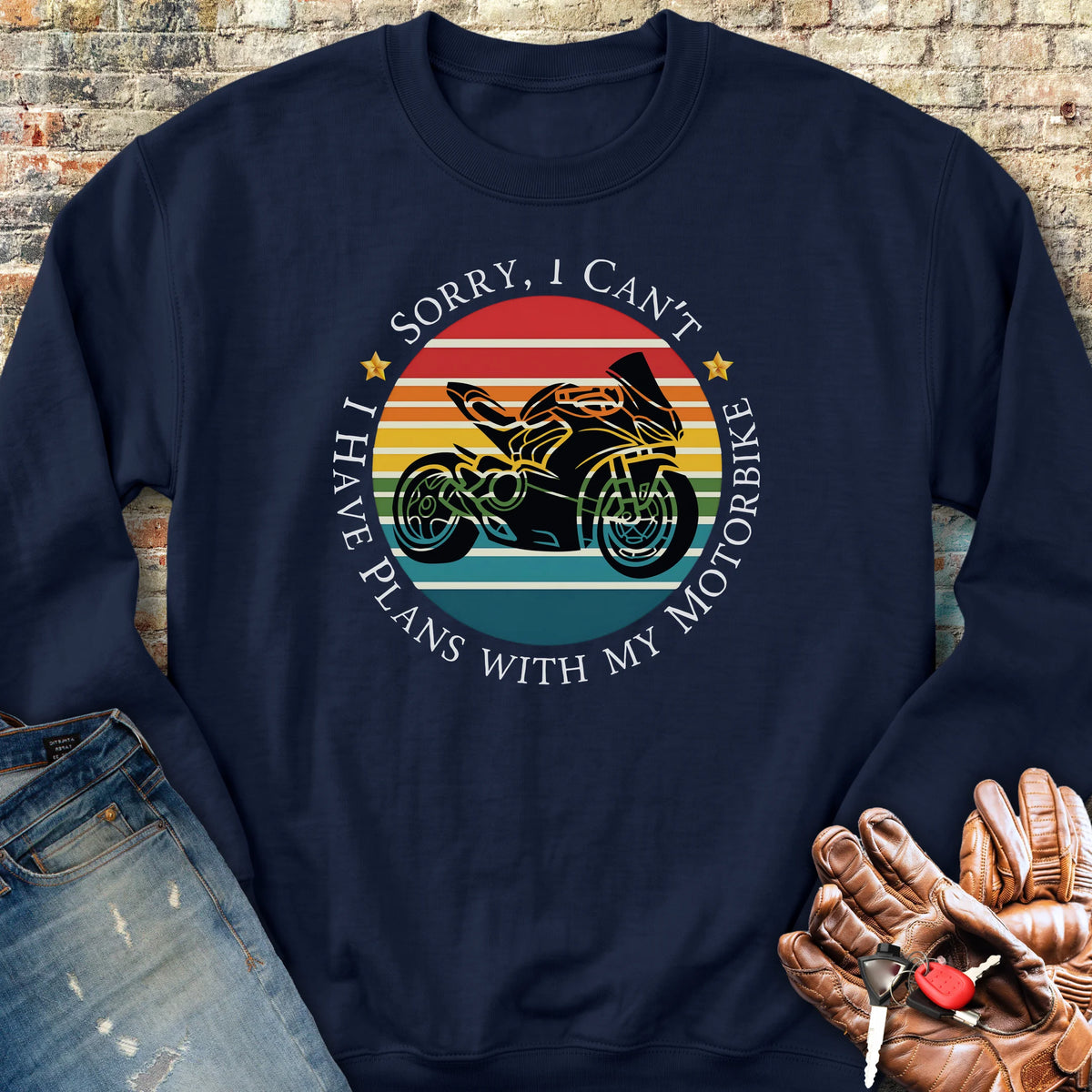 Sorry I Can't Sweatshirt - Navy