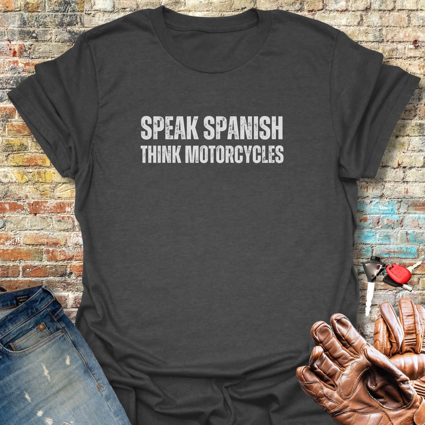 Speak Spanish T-Shirt - Dark Heather