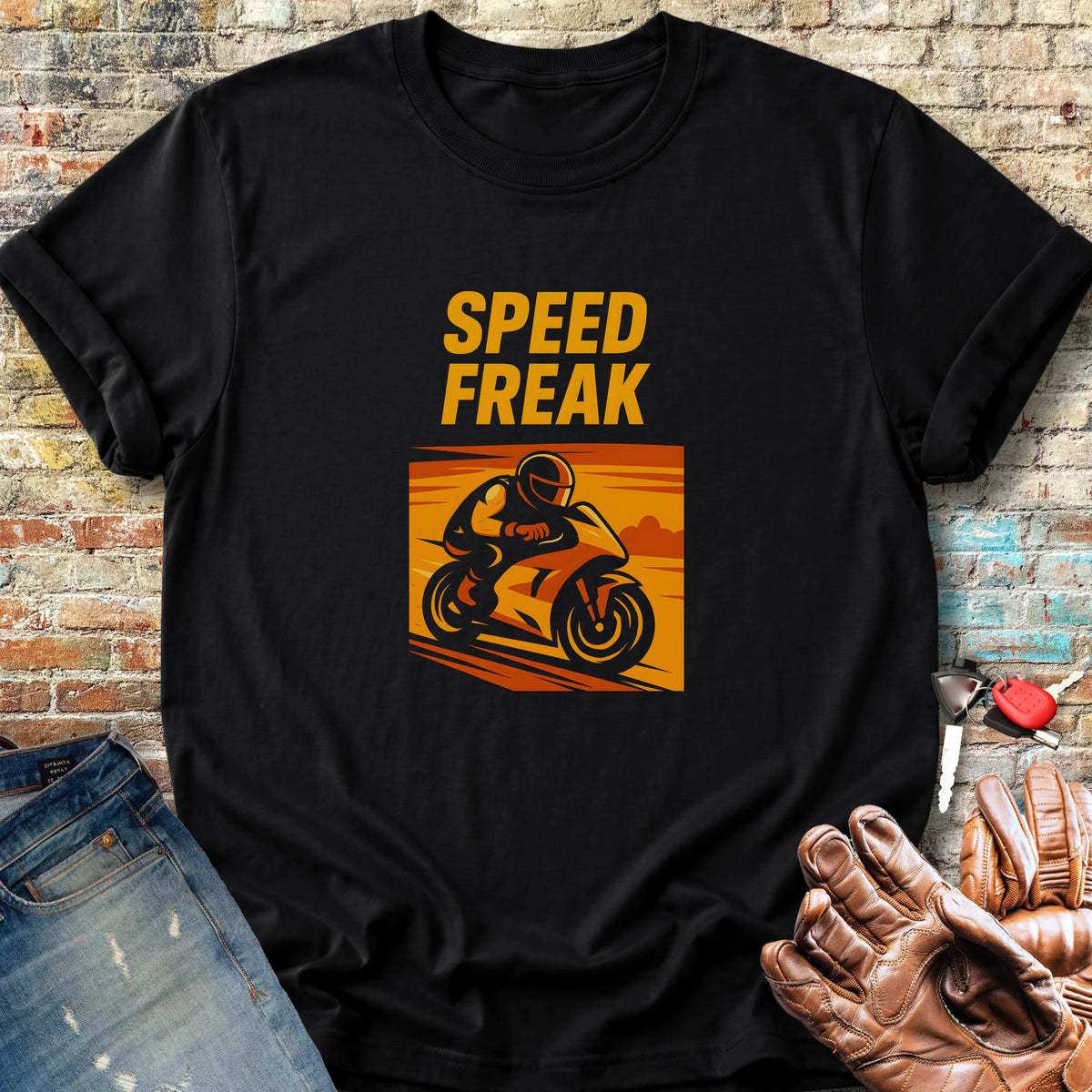 Speed Freak Classic T-Shirt - Black