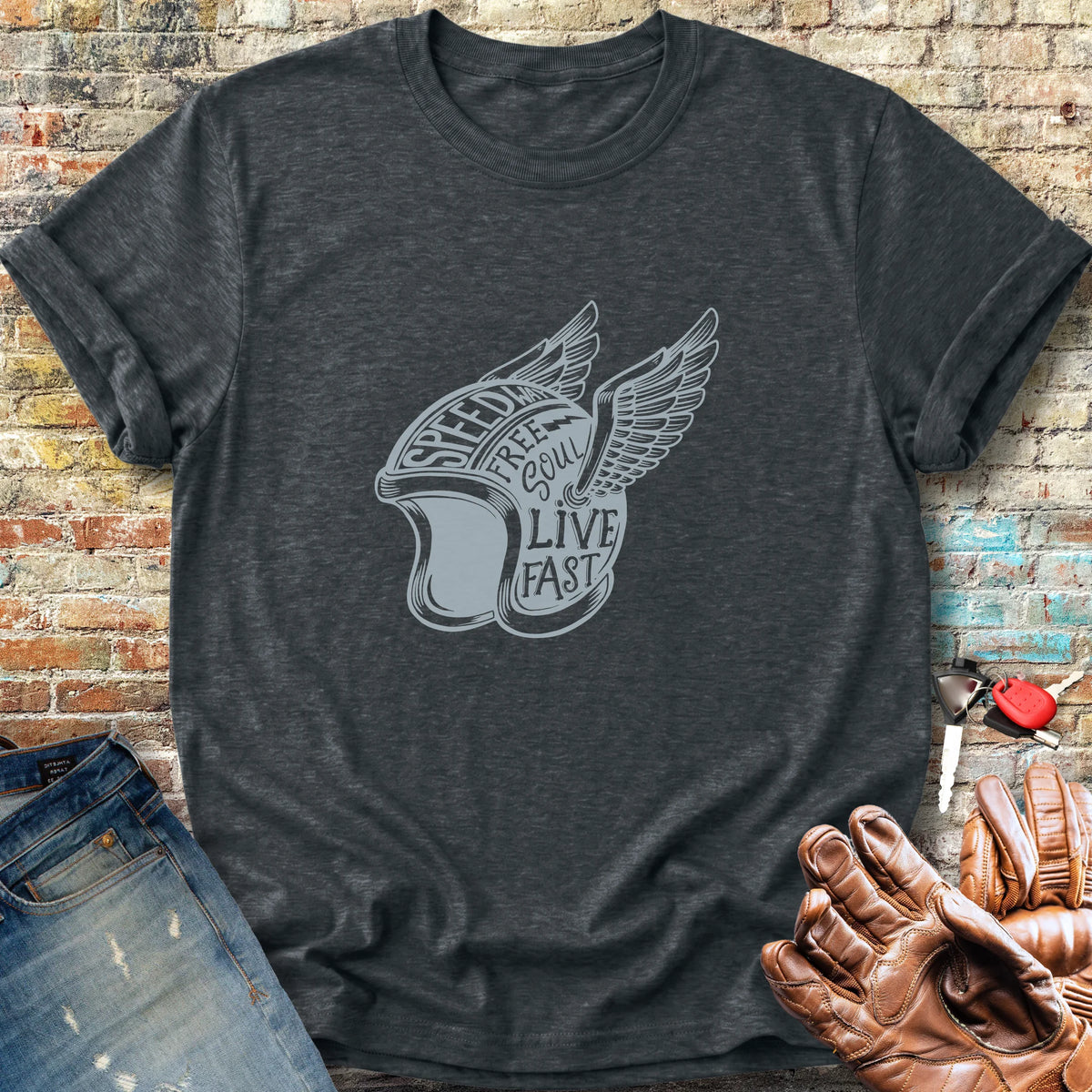 Speedway Classic T-Shirt - Dark Heather