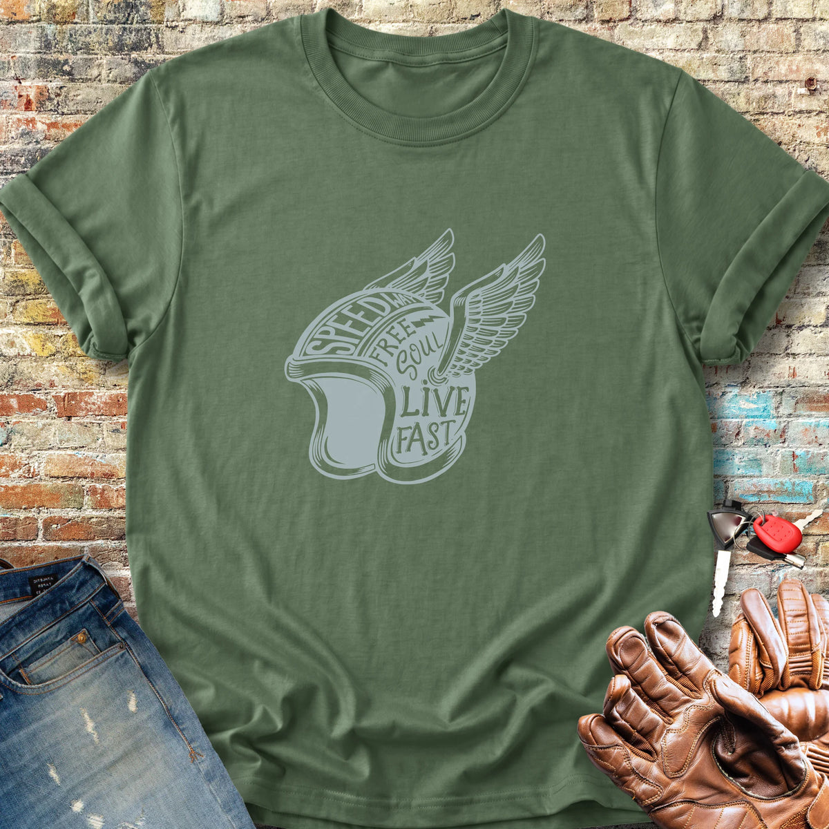 Speedway Classic T-Shirt - Military Green