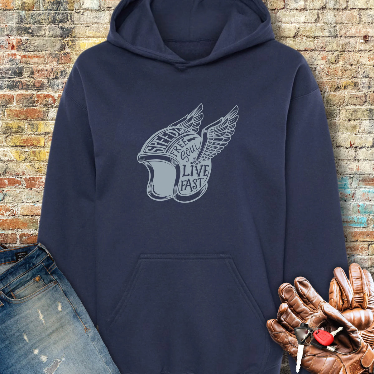 Speedway Hoodie - Navy