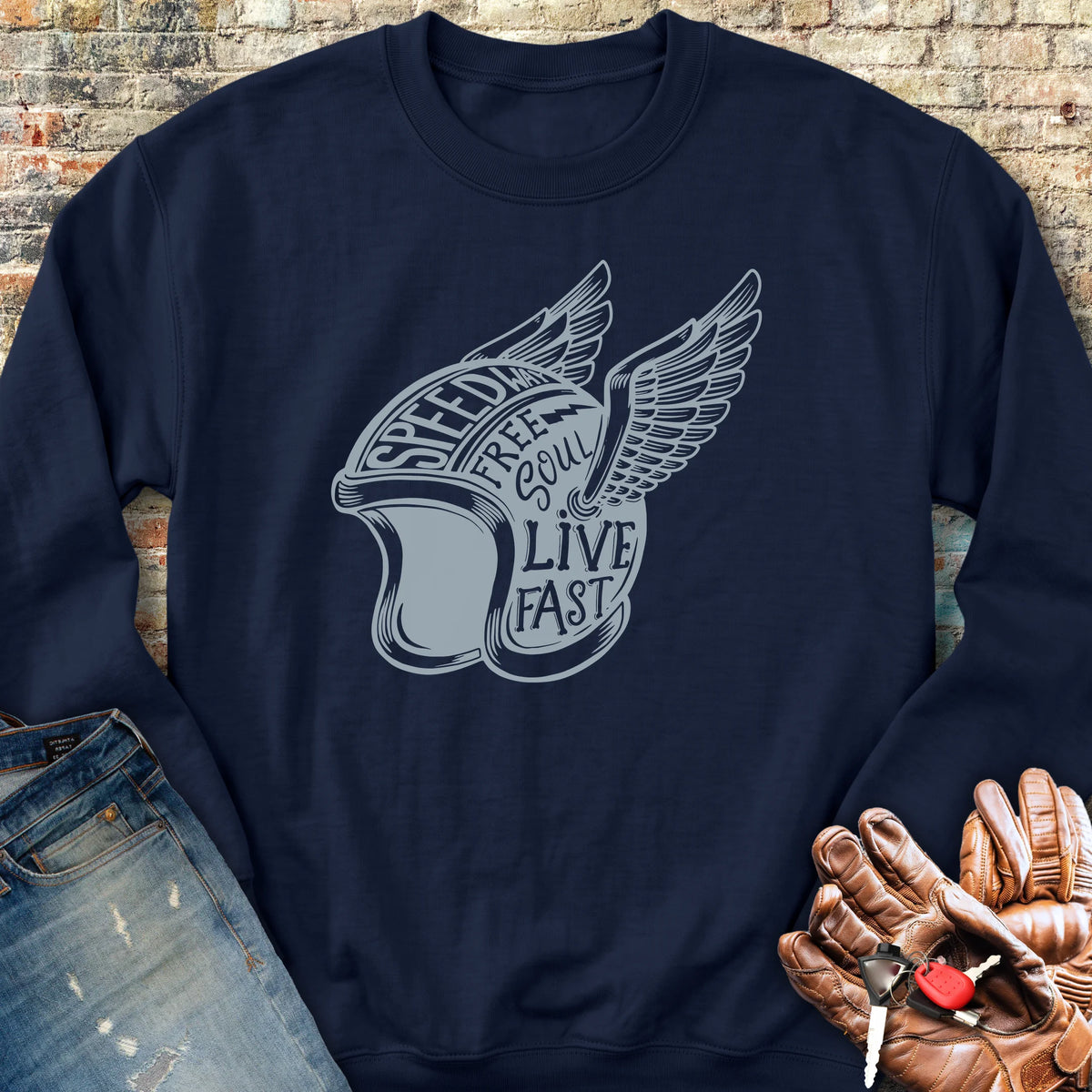 Speedway Sweatshirt - Navy