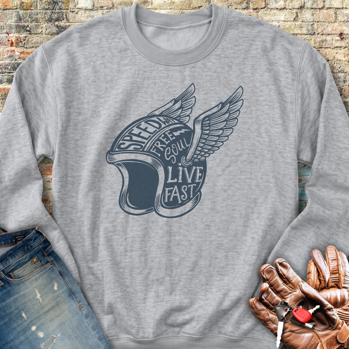 Speedway Sweatshirt - Sport Grey