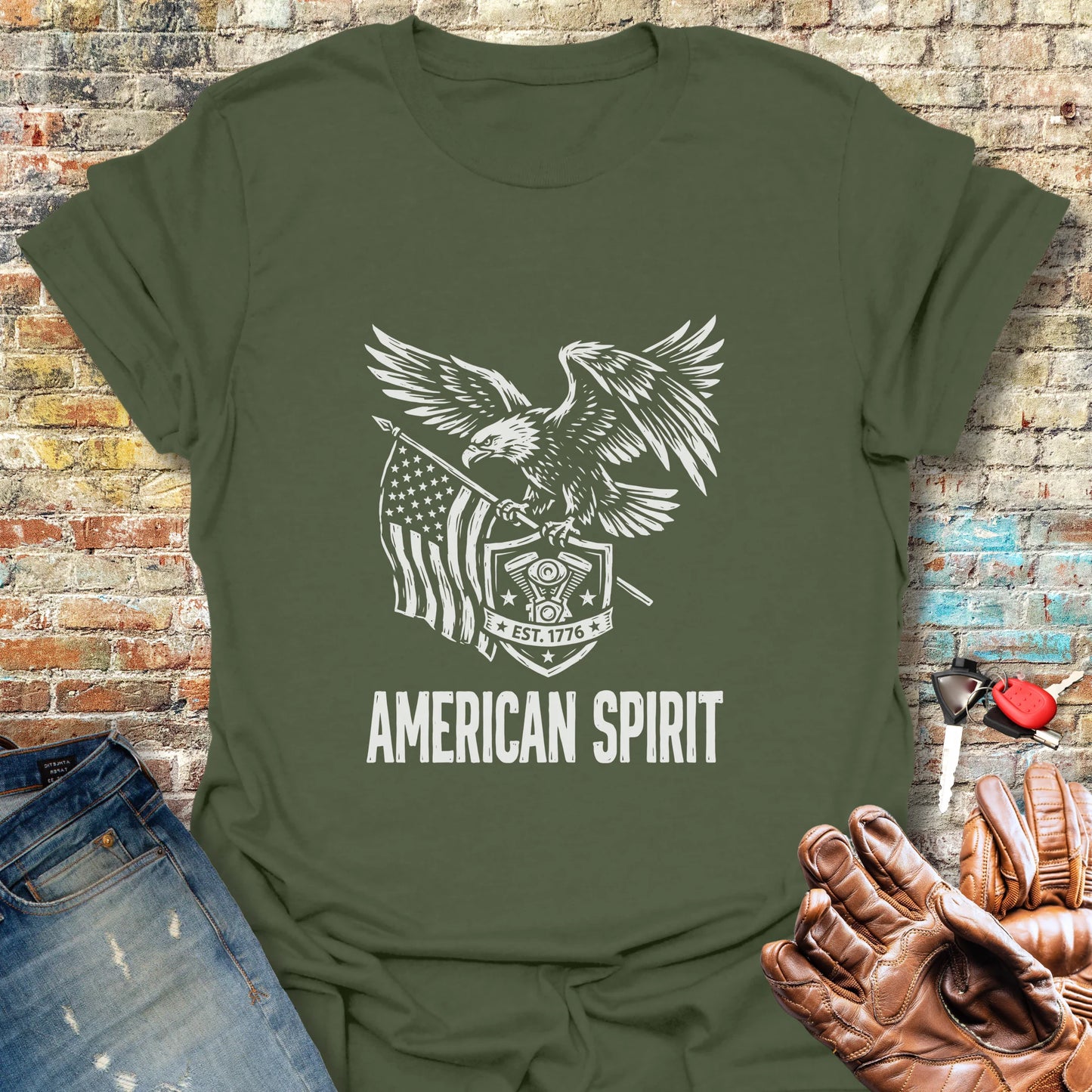 Spirit 250 T-Shirt - Military Green