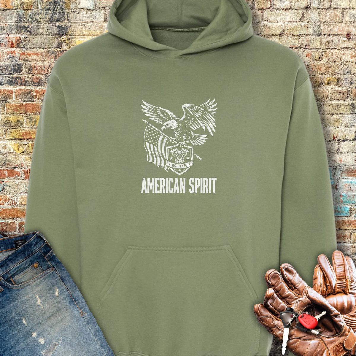 Spirit 250 Hoodie - Military Green