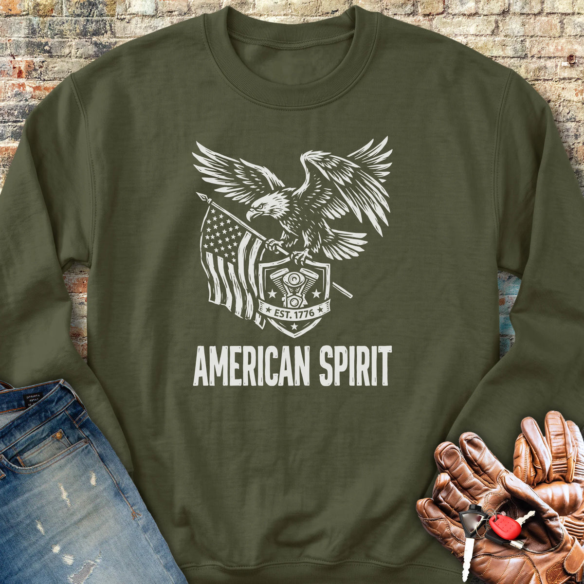 Spirit 250 Sweatshirt - Military Green