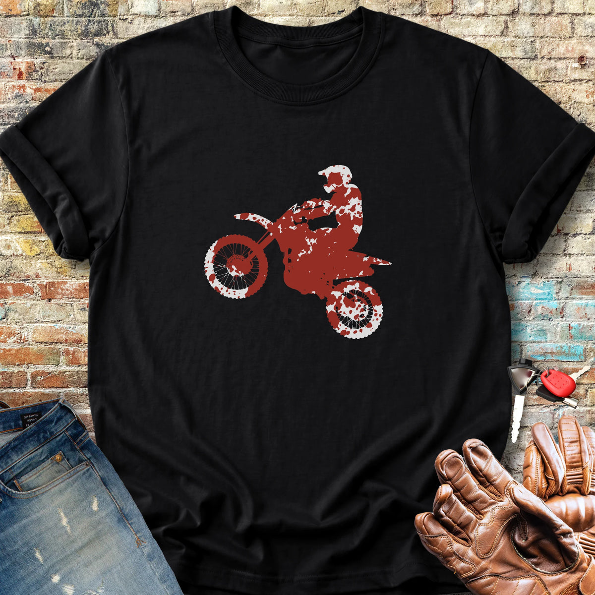 Splattered Classic T-Shirt - Black