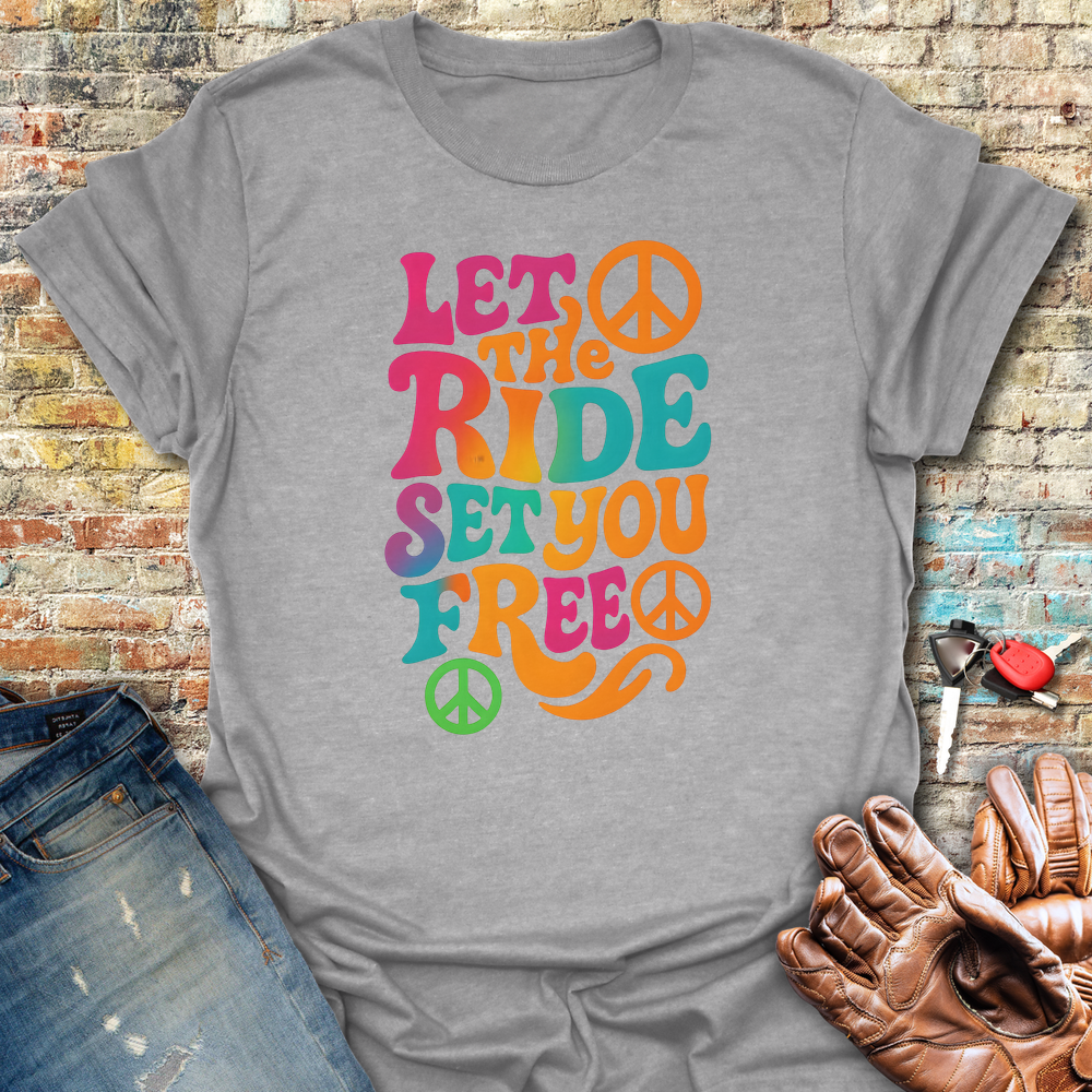 Let The Ride T-Shirt - Sport Grey