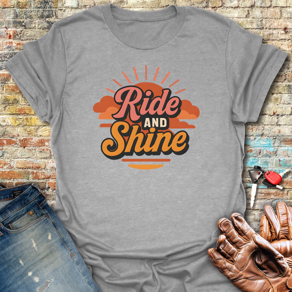 Ride Shine T-Shirt - Sport Grey