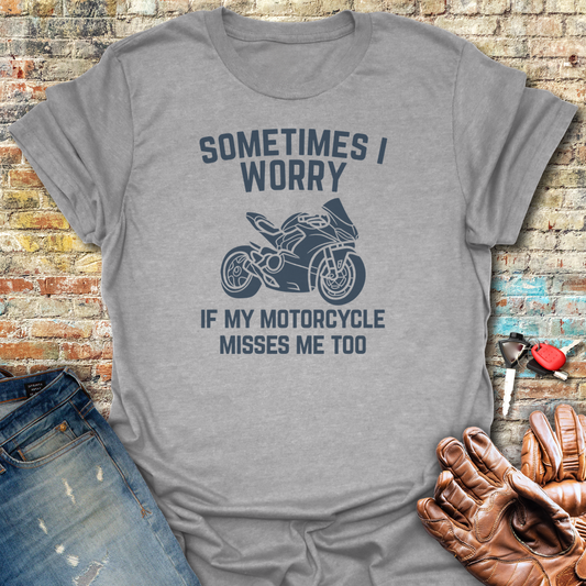 Sometimes Racer T-Shirt - Sport Grey