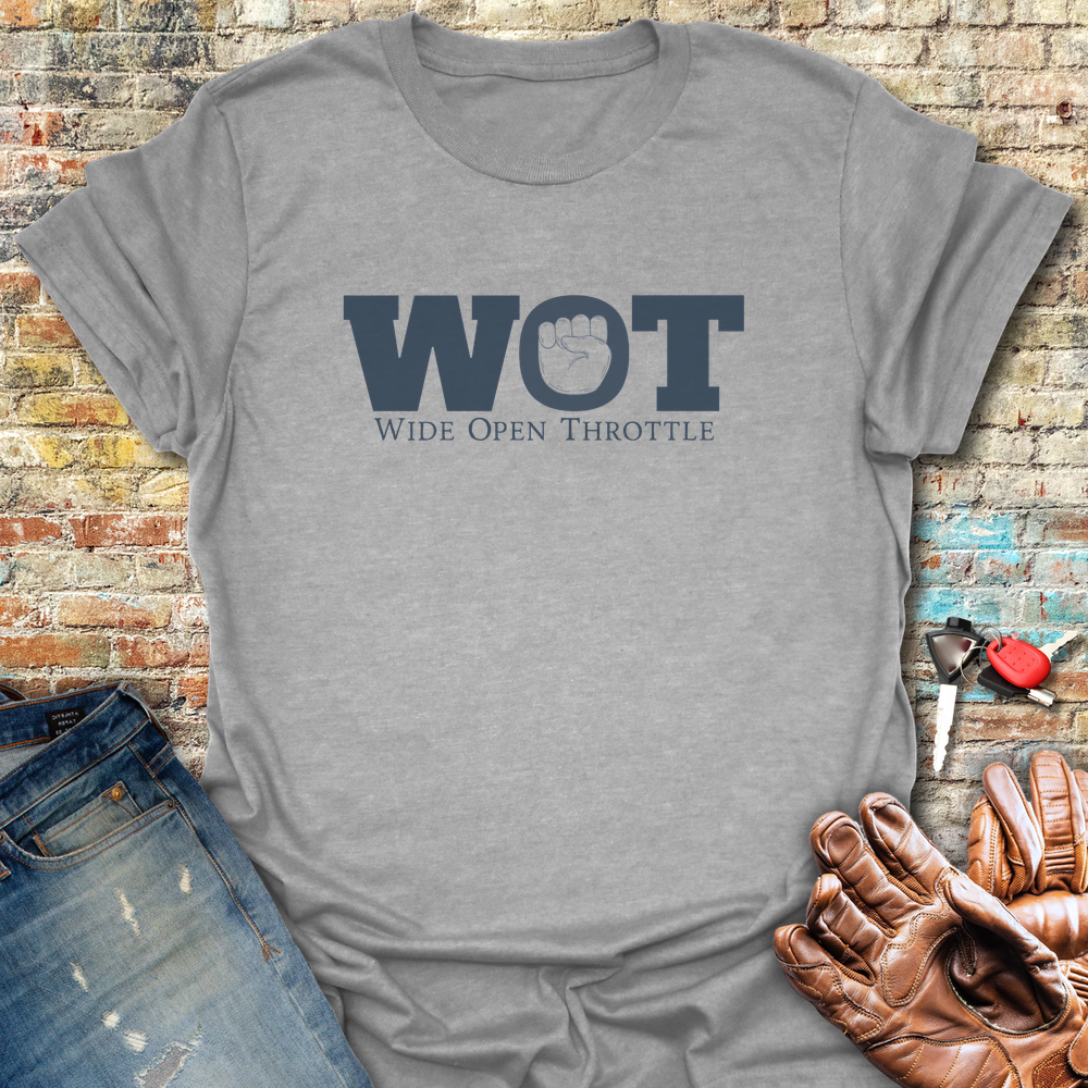 Wide Open T-Shirt - Sport Grey