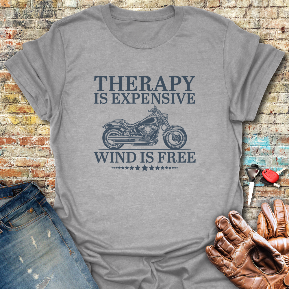 Wind Is Free T-Shirt - Sport Grey