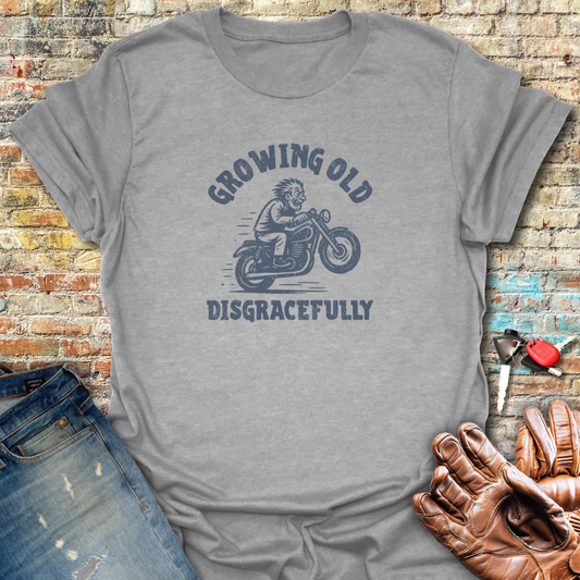 Growing Old T-Shirt - Sport Grey