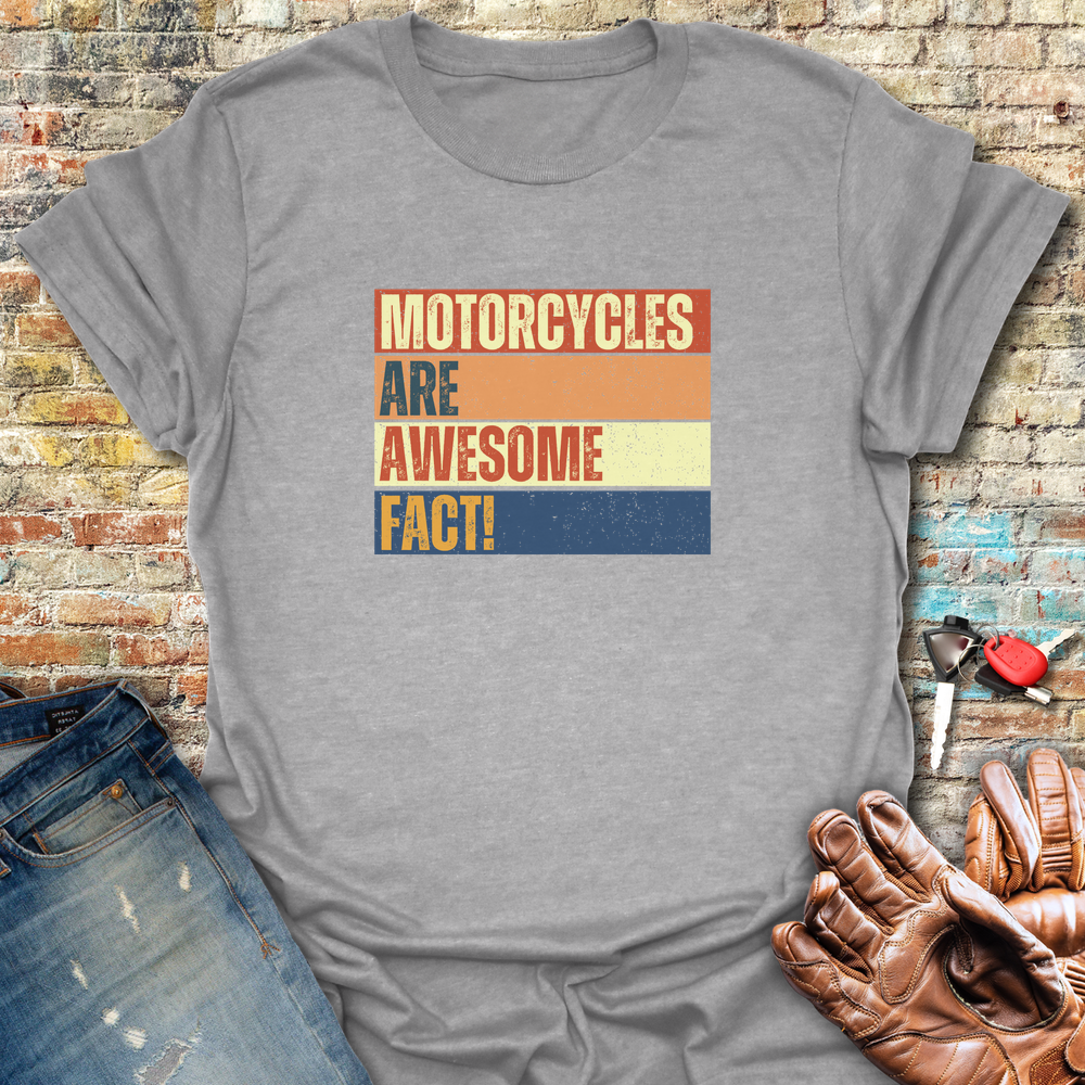 Facts Block T-Shirt - Sport Grey