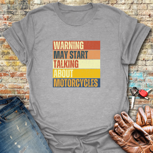 Warning Block T-Shirt - Sport Grey