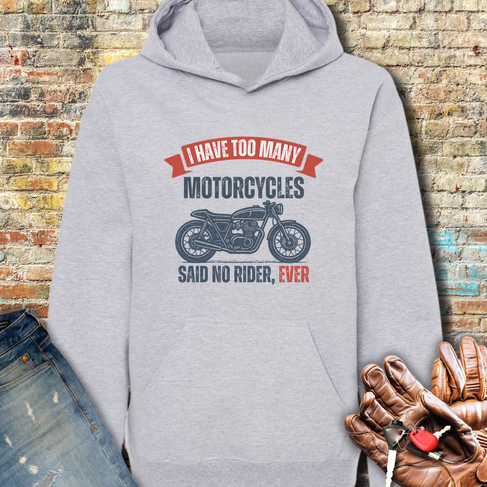 Too Many Hoodie - Sport Grey