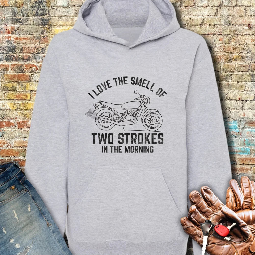 Two Strokes Hoodie - Sport Grey