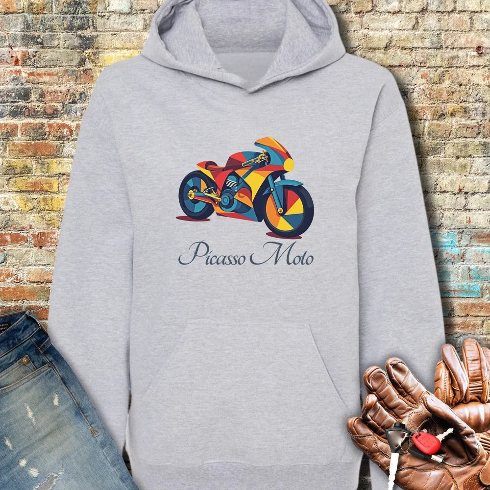 Picasso Moto Hoodie - Sport Grey