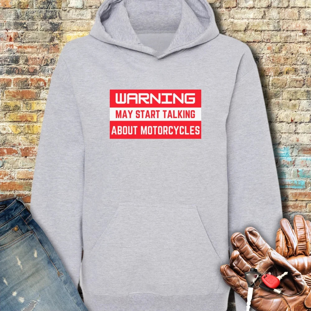 Warning Hoodie - Sport Grey