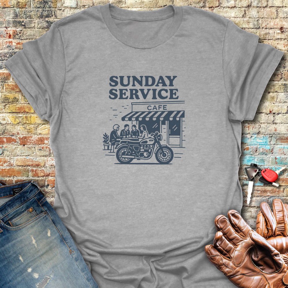 Coffee Run T-Shirt - Sport Grey