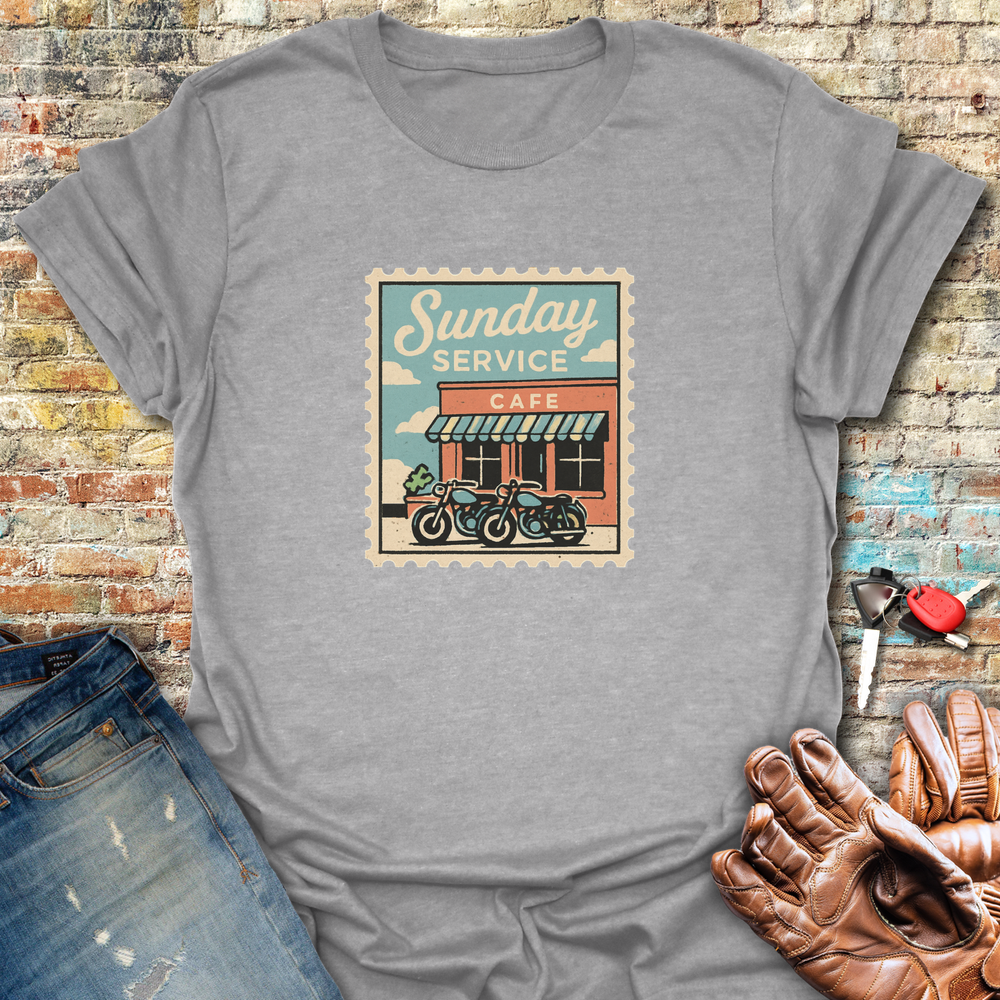 Sunday Service T-Shirt - Sport Grey