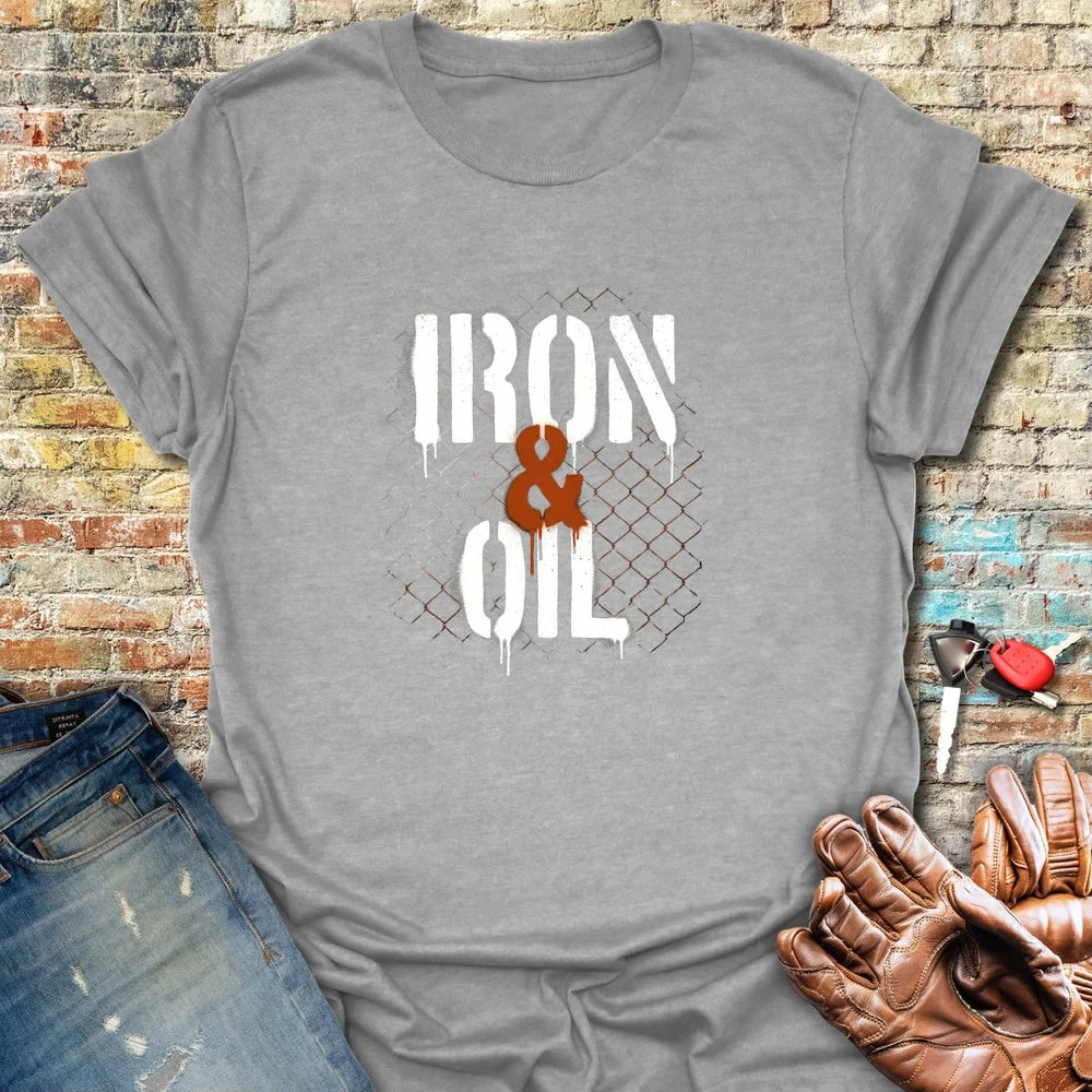 Iron Oil T-Shirt - Sport Grey