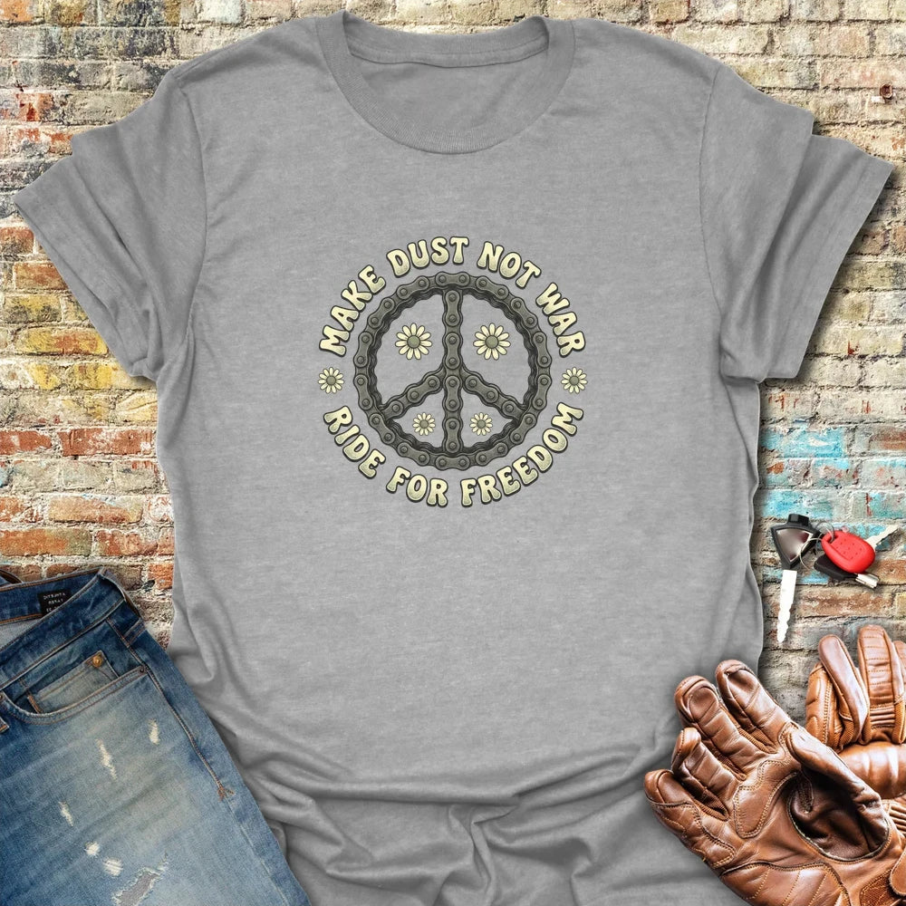 Ride For Freedom T-Shirt - Sport Grey