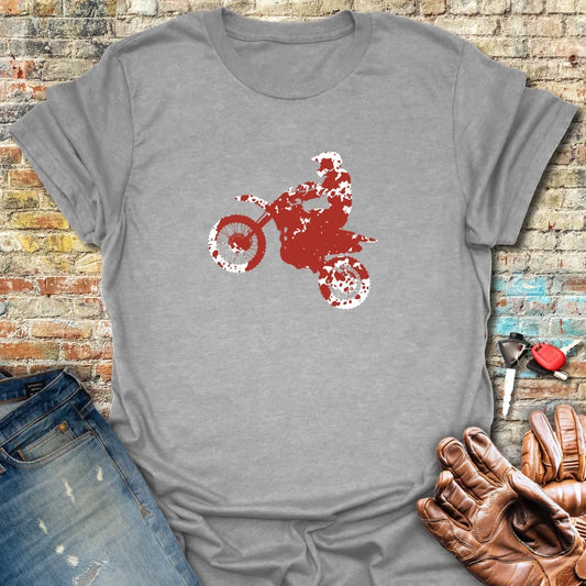 Splattered T-Shirt - Sport Grey