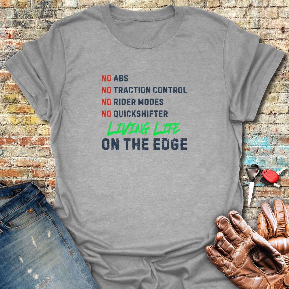 On The Edge T-Shirt - Sport Grey