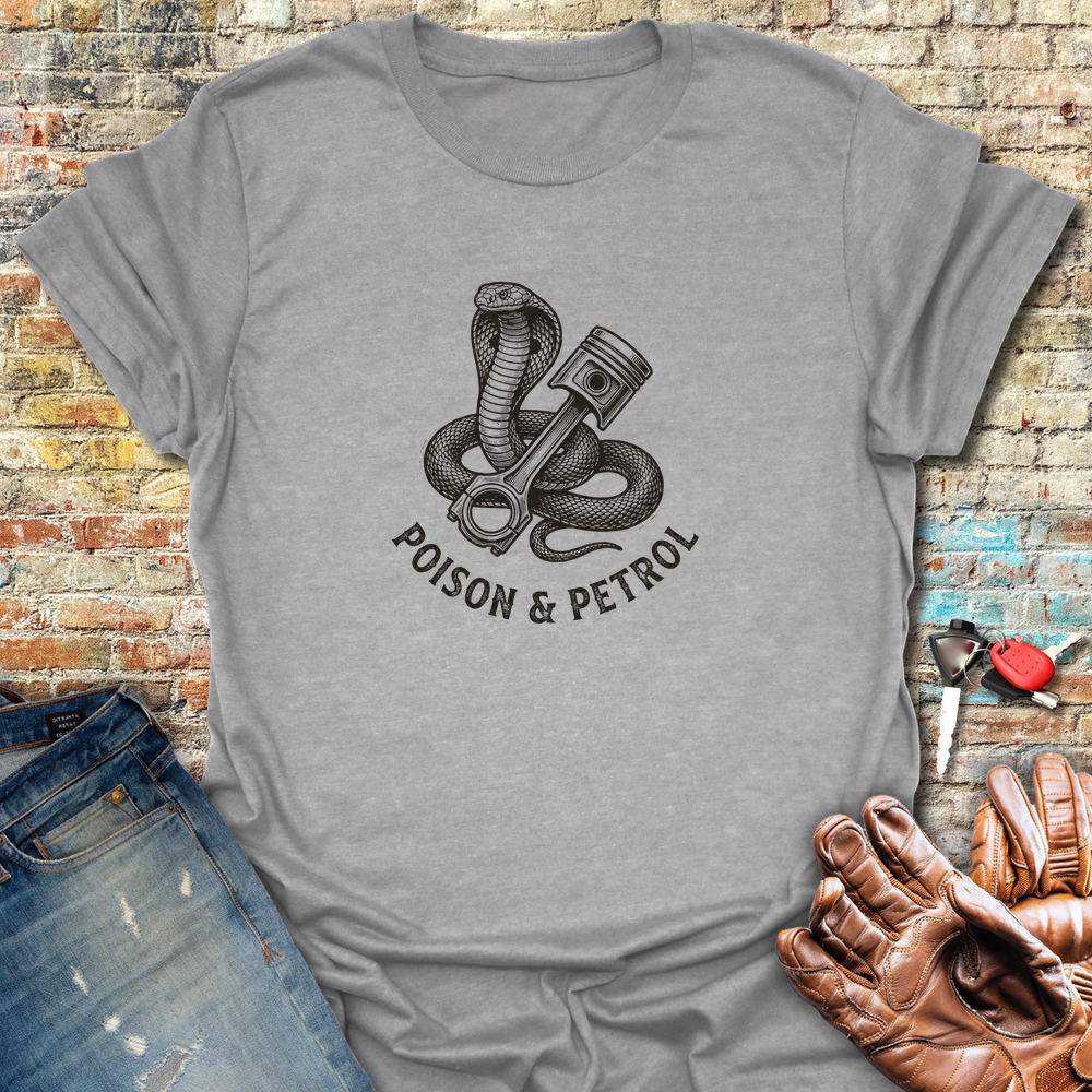 Poison Petrol T-Shirt - Sport Grey