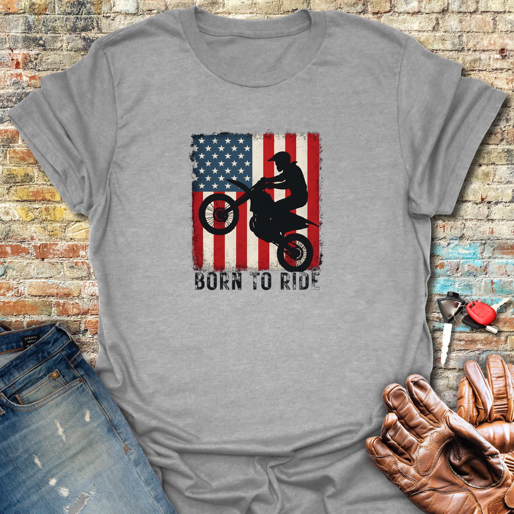 Motox Usa T-Shirt - Sport Grey