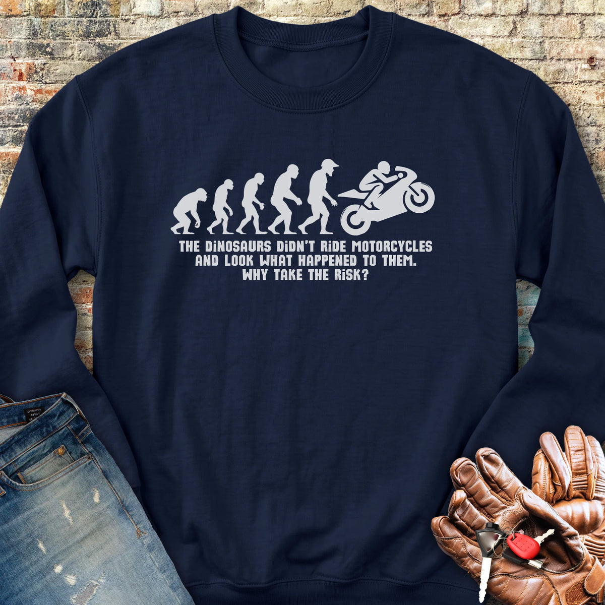 Sports Dinosaurs Sweatshirt - Navy