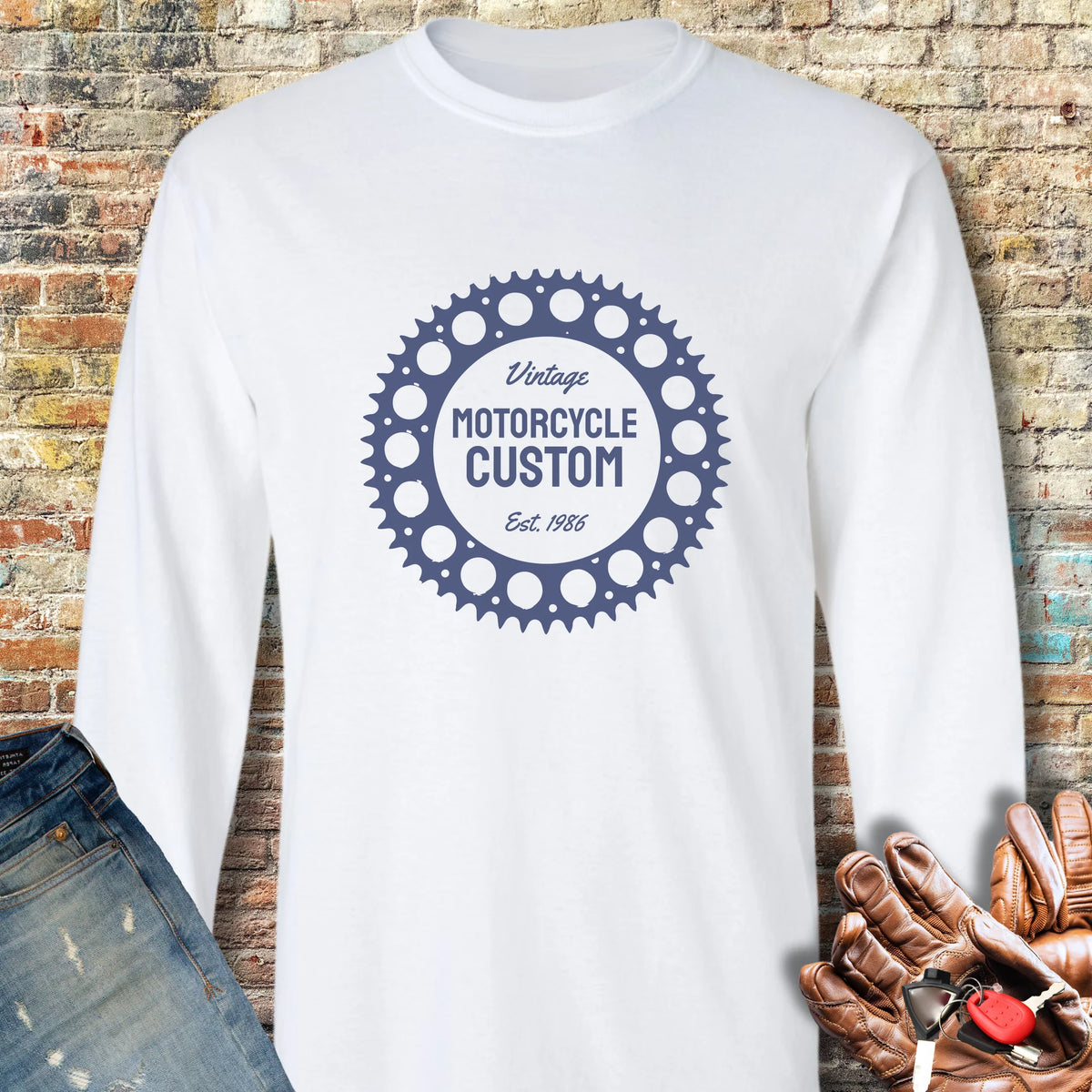 Sprocket Long Sleeve T-Shirt - White