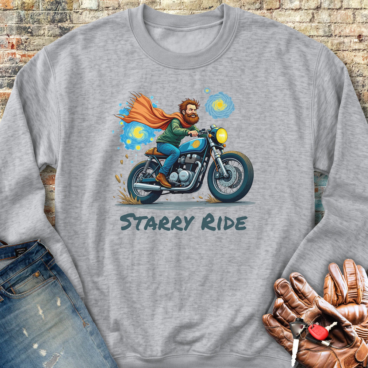 Starry Ride Sweatshirt - Sport Grey