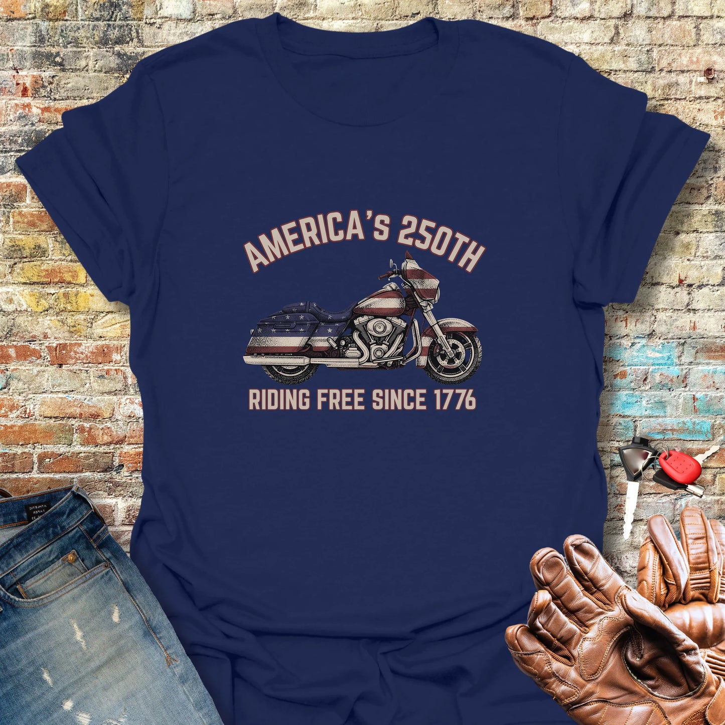 Stars & Stripes 250 T-Shirt - Navy