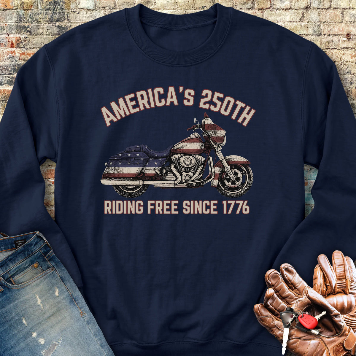 Stars & Stripes 250 Sweatshirt - Navy