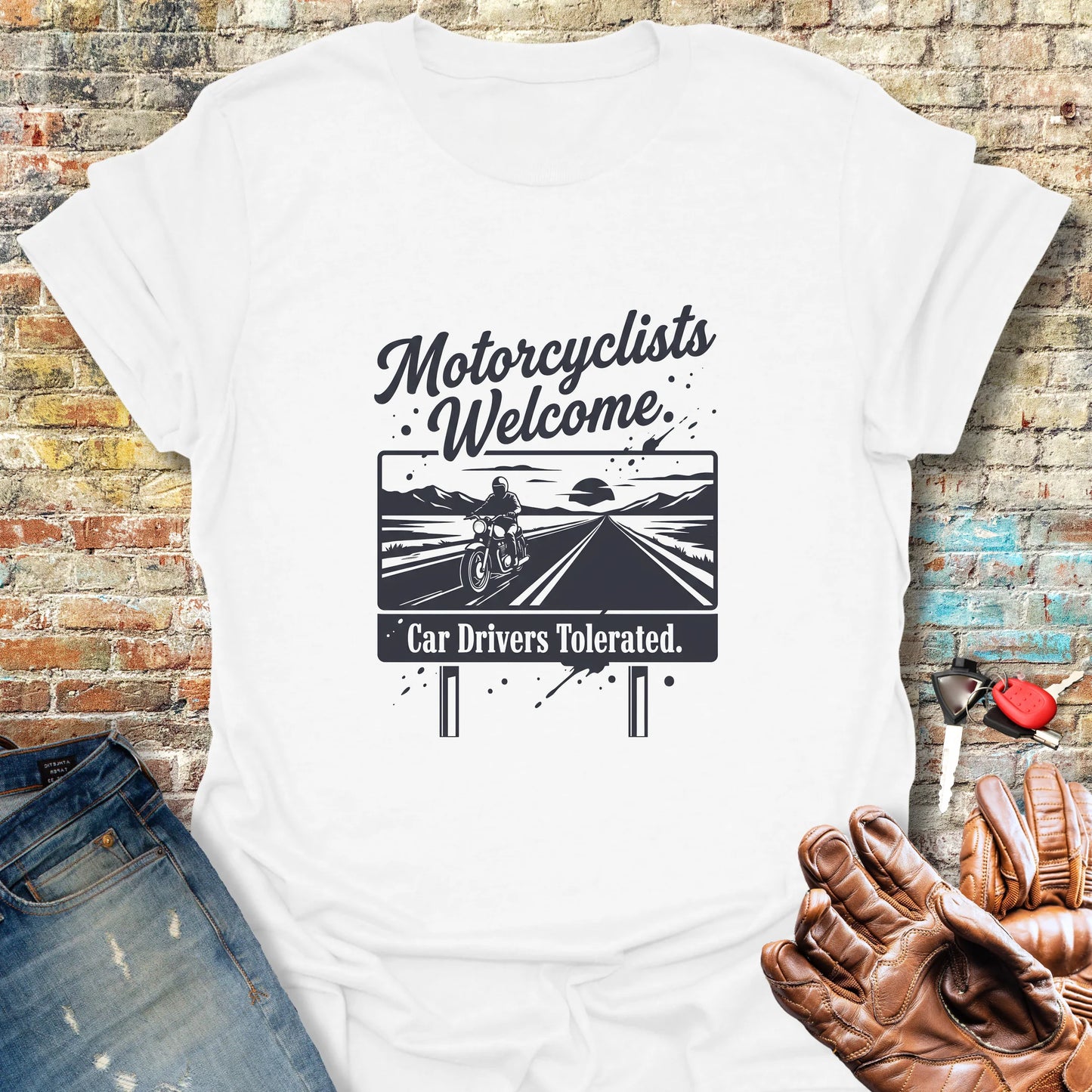 State Line Welcome T-Shirt - White