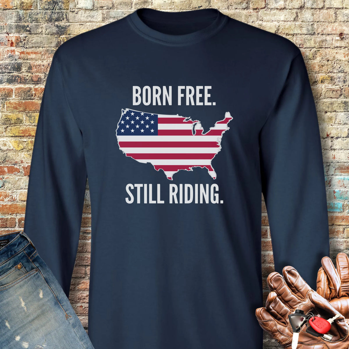 States 250th Long Sleeve T-Shirt - Navy
