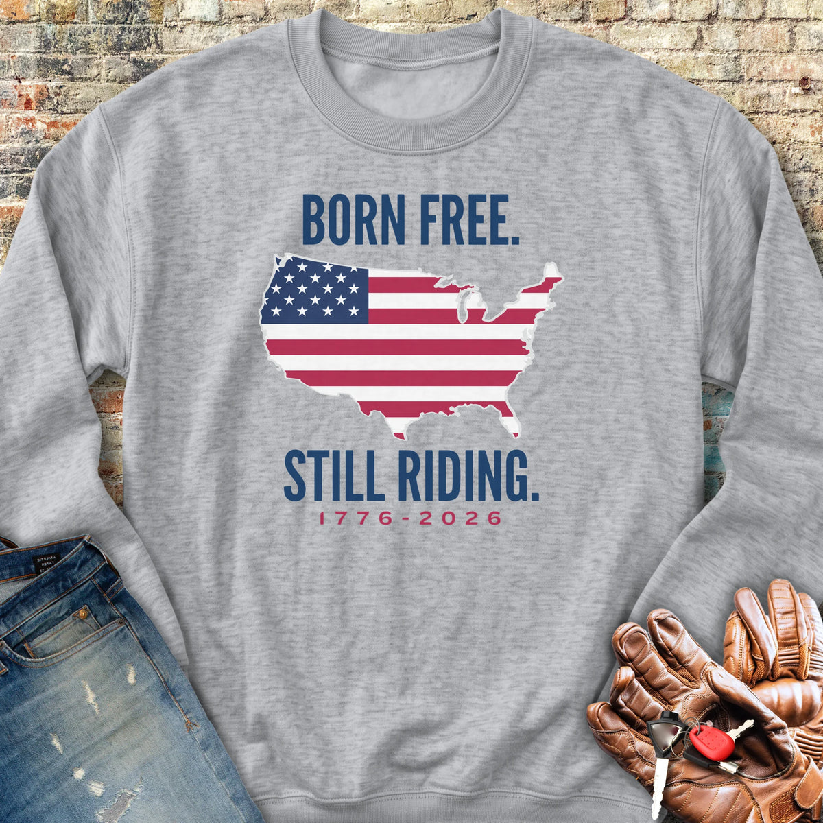 States 250th Sweatshirt - Sport Grey