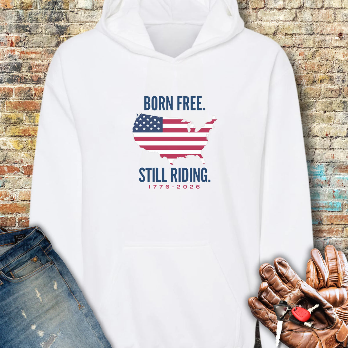 States 250th Hoodie - White