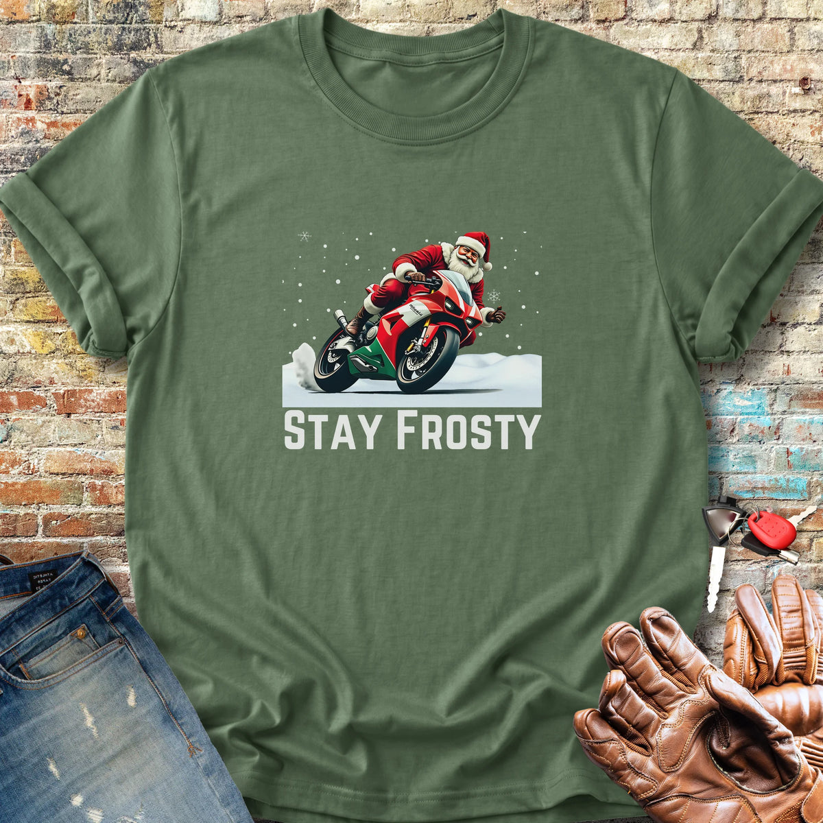 Stay Frosty Classic T-Shirt - Military Green