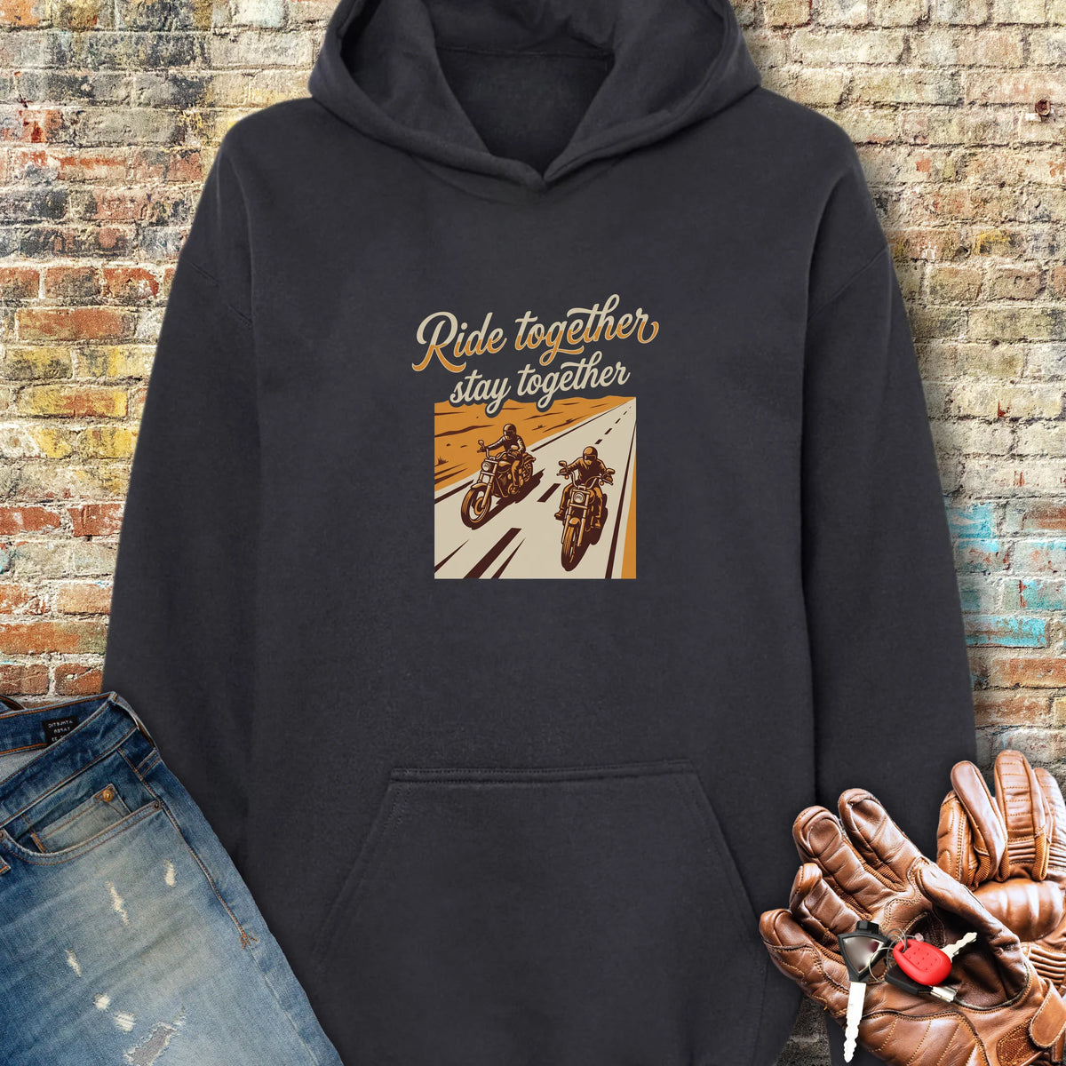 Stay Together Hoodie - Black