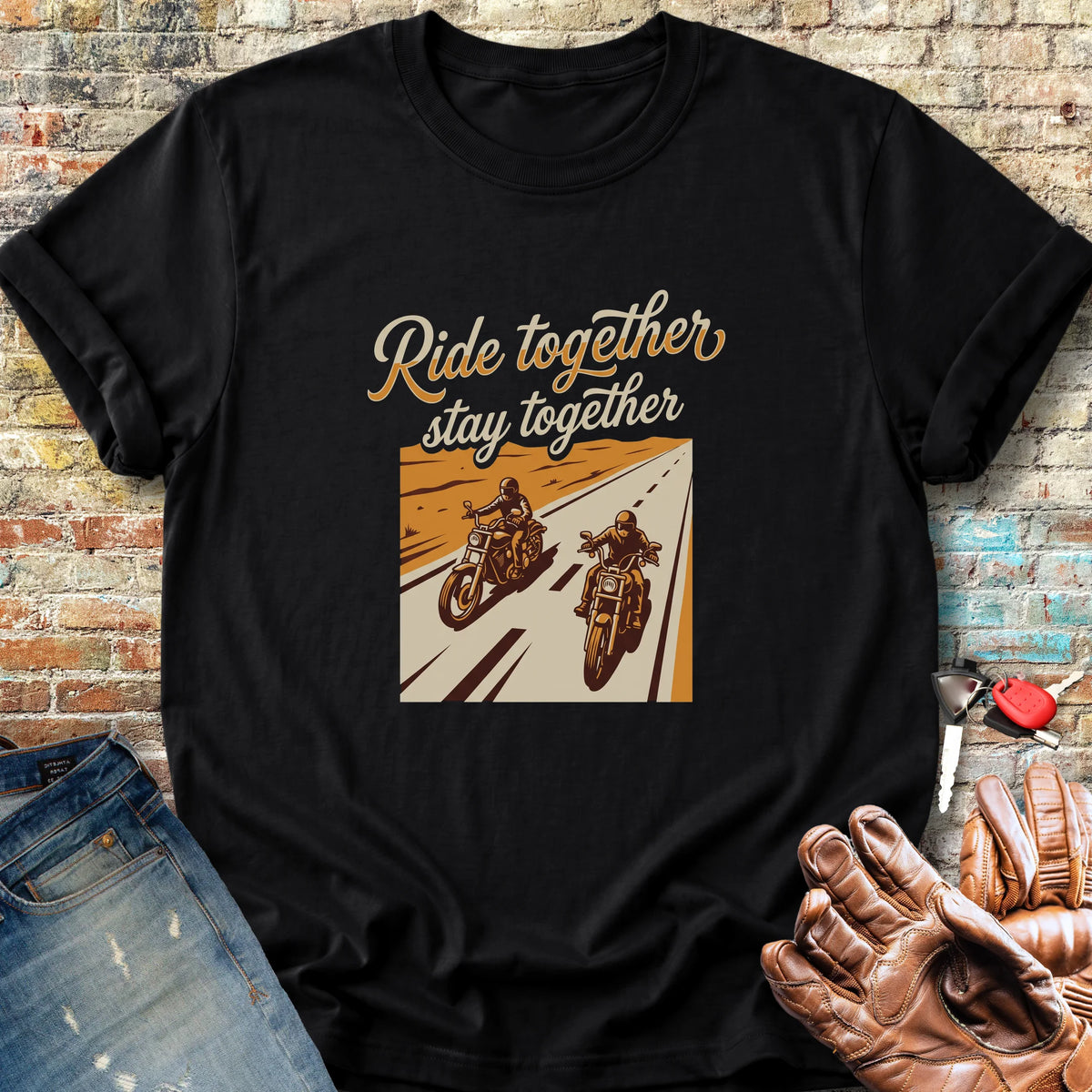 Stay Together Classic T-Shirt - Black