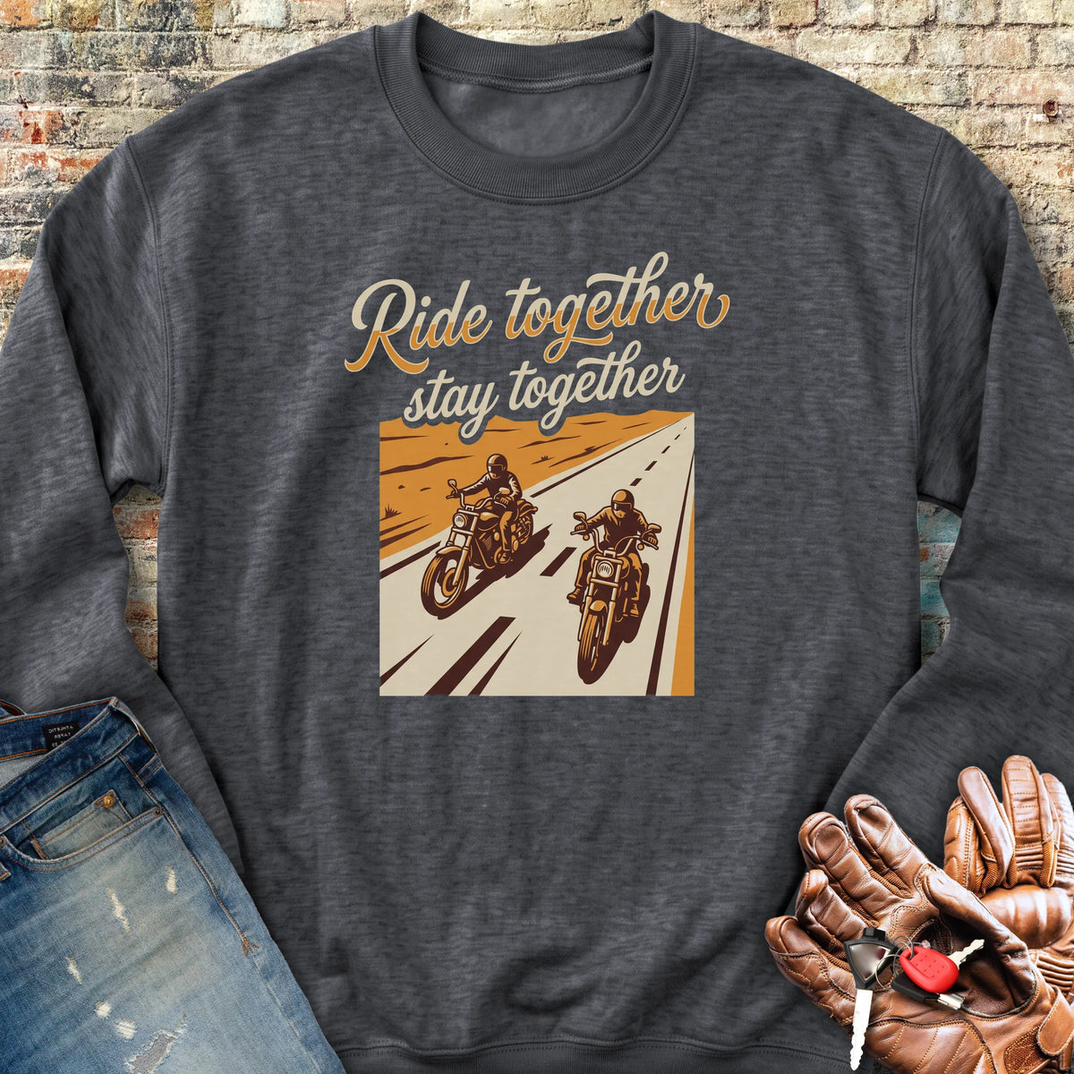 Stay Together Sweatshirt - Dark Heather