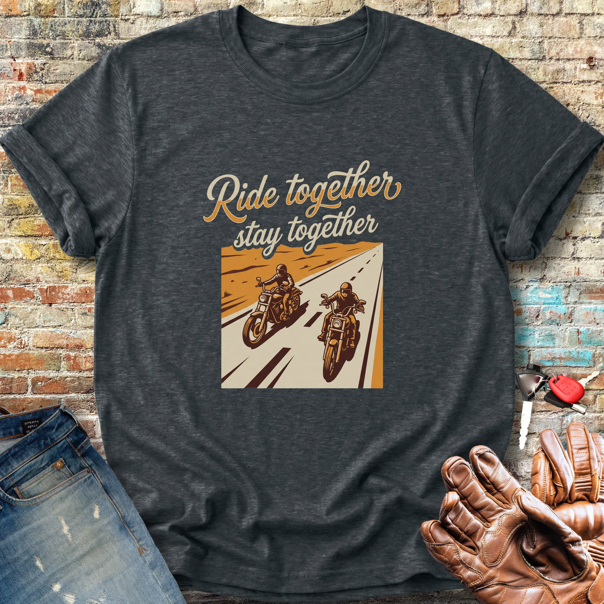 Stay Together Classic T-Shirt - Dark Heather