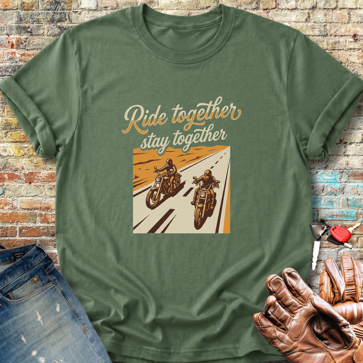 Stay Together Classic T-Shirt - Military Green